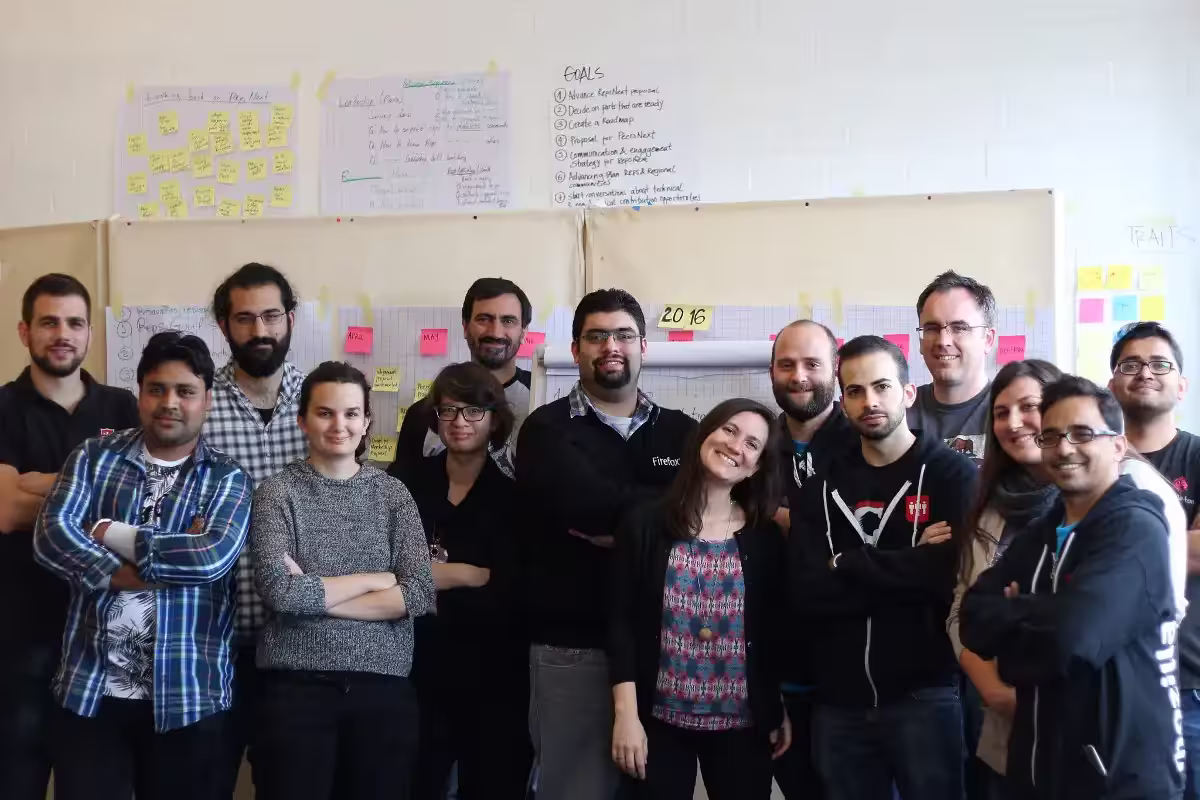 Michael and the rest of the Reps Council and Peers in Berlin in April 2016